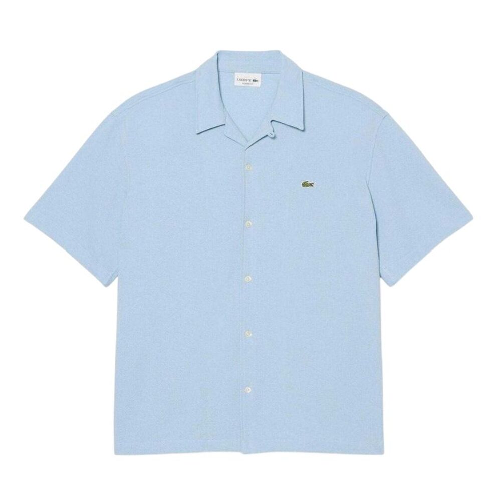 Lacoste Mens Revere Collar Shirt / Blue